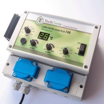 Techgrow Clima Control Basic Plus (14A) - controler de temperatură și viteză pentru ventilator