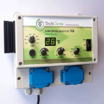 Techgrow Clima Control Basic Plus (14A) - controler de temperatură și viteză pentru ventilator