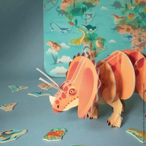 Dino 3D Slagalica Triceratops 32 dela 36cm - Img 2
