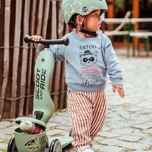 Scoot & Ride Kaciga - Green Line (XXS-S, 45-51cm) - Img 5