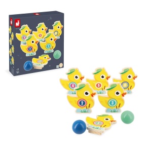 APPLEPOP Kuglanje Patkice: Drveno, 6 Pataka - Img 3