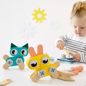 Brico'Kids Drvene životinje za sklapanje 3 komada - Img 2