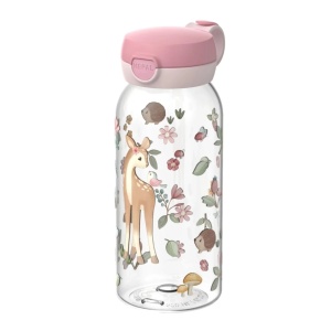 Flašica za piće sa push-up poklopcem 600 ml, roze - Fairy Garden