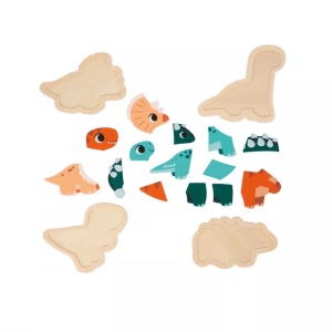 Janod Dino Drvene puzzle 2-5 delova - Img 3
