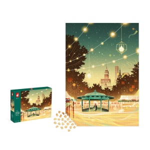 Janod Kartonske puzzle Njujork 1500 delova - Img 3