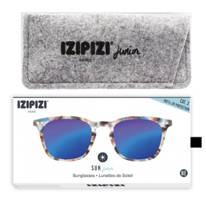 IZIPIZI Sun Junior E Blue Tortoise Mirror - Naočare za decu - Img 5