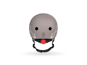 Scoot & Ride Kaciga - Brown Lines (XXS-S, 45-51cm) - Img 4