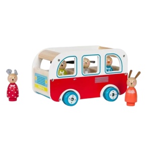 Drveni Autobus La Grande Famille sa Likom Psa