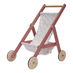 Little Dutch drvena kolica za lutke - Flowers & Butterflies