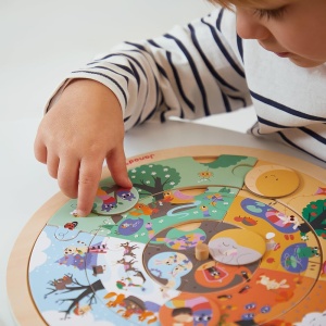 Puzzle Opažanja Vreme Godišnja Doba Bašta - Img 4
