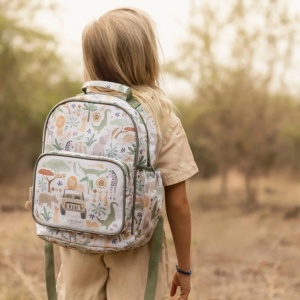 Ranac – Safari Friends, beli, 35 cm - Img 2