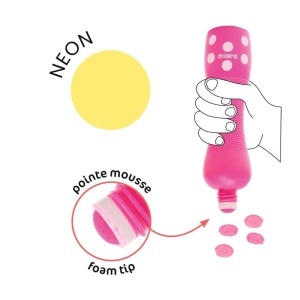 Set od 4 tačkastih flomastera sa penom, neon - Img 2