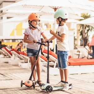 Kaciga Scoot & Ride Peach XXS - Maksimalna zaštita za mališane - Img 3