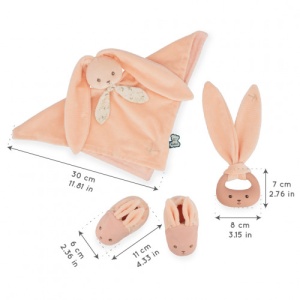 Kaloo poklon set za bebe – Zeka, peach - Img 5