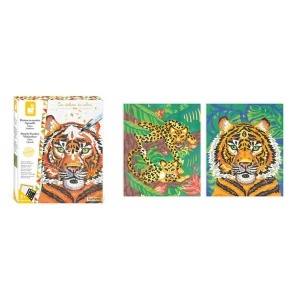 Kreativni set bojenje po brojevima Tigar - Divlje mačke - Img 11