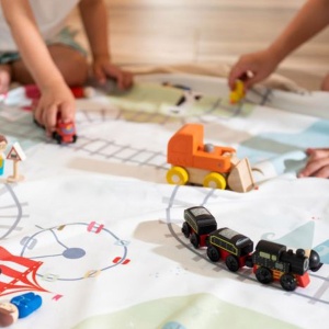 Play&Go Prostirka i Vreća za Igračke - Pruga - Img 2