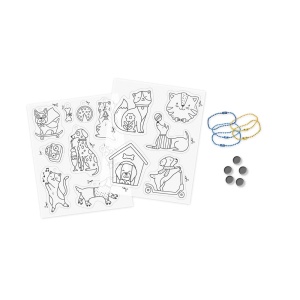 Ludi Ukrasi Kreativni Set Mačke Psi 10 Kom. - Img 3