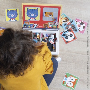 Magnetibook Životinje Janod 72 Magneta Kreativni - Img 2