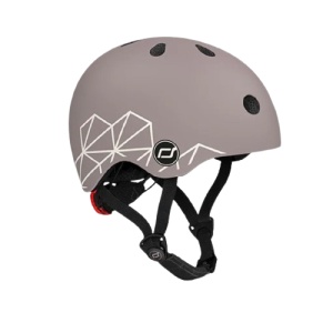 Scoot & Ride Kaciga - Brown Lines (XXS-S, 45-51cm) - Img 12