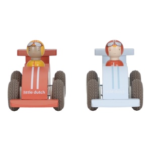 Trkački Autići na Povlačenje - Set sa Figuricama - Img 6