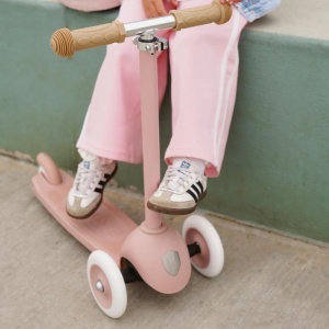 Banwood Eco Trotinet za decu - Dusty Rose - Img 4