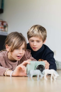 Dječiji Digitalni Fotoaparat sa Štampom - Zoo Print Dinosaurus - Img 7