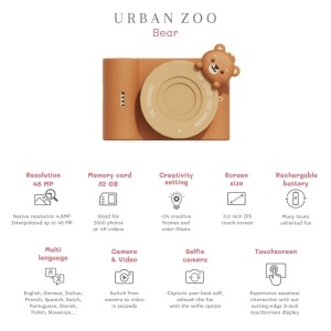 Dječiji Digitalni Fotoaparat - Urban Zoo Meda - Img 3
