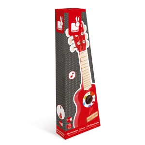 Janod gitara Confetti - Crvena drvena - Img 3
