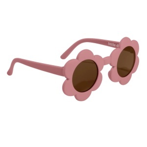 Okrugle dečije naočare za sunce - Flower Pink - Img 3