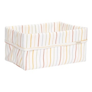 Pamučna kutija 25x15x15 - "Vintage Sunny Stripes" za stil