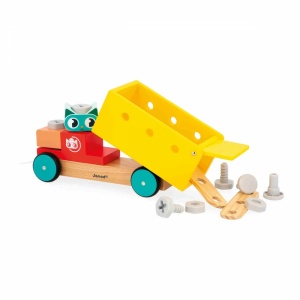 Brico'kids DIY Kamion Povlacenje Drveni - Img 2