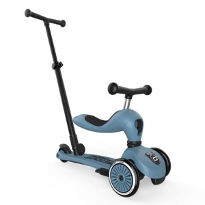 Highwaykick 1 Push and go - Steel: Bezbedna Guralica sa Ručkom
