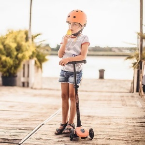 Kaciga Scoot & Ride Peach XXS - Maksimalna zaštita za mališane - Img 4