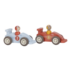 Trkački Autići na Povlačenje - Set sa Figuricama