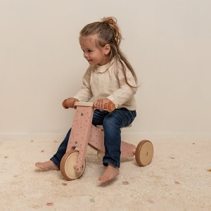 Drveni tricikl, roze - Essentials - Img 2