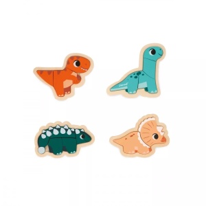 Janod Dino Drvene puzzle 2-5 delova - Img 2