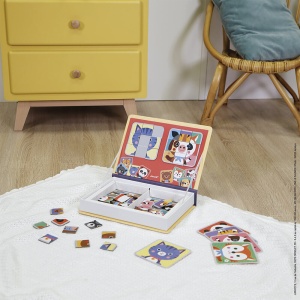 Magnetibook Životinje Janod 72 Magneta Kreativni - Img 3