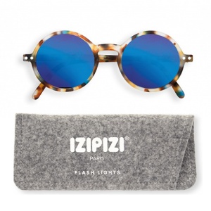IZIPIZI Sun Junior G Naočare za Sunce - Blue Tortoise Mirror - Img 2
