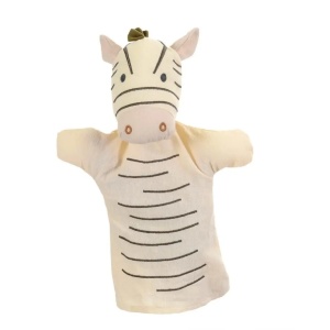 Plišana igračka za ruku - Zebra