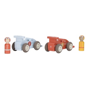 Trkački Autići na Povlačenje - Set sa Figuricama - Img 4