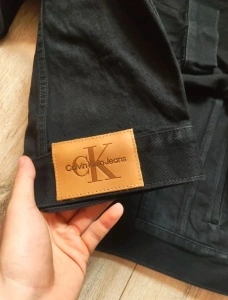 Calvin Klein Jeans geacă blugi bărbați jachetă denim negru