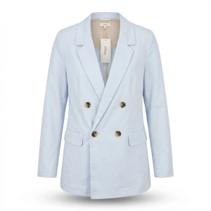s.Oliver 40 sacou blazer damă femei alb casual bumbac double-breasted 2064618 NOU