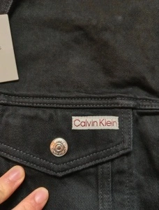 Calvin Klein Jeans geacă blugi bărbați jachetă denim negru