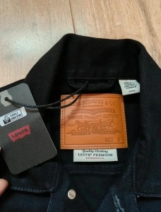 Levi's S Premium geacă blugi bărbați jachetă denim negru