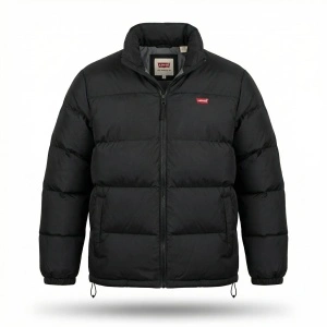 Levi's XL Piedmont geacă bărbați jachetă matlasată puffer negru standard fit 0011G NOUA