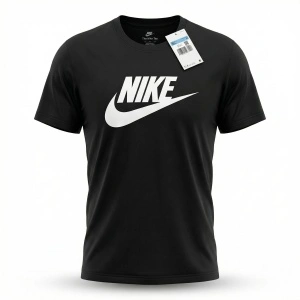 Nike M tricou bărbați the nike tee imprimeu negru bumbac logo clasic AR5004 NOU