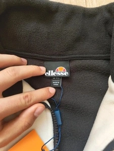 Ellesse Atlin FZ Jacket jachetă bărbați polar fleece negru bej