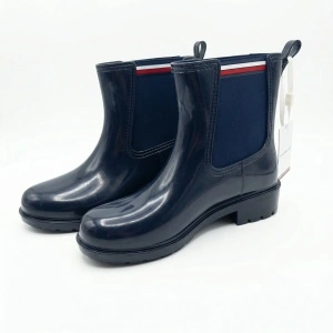 Tommy Hilfiger EUR 37 38 Essential Corporate Rainboot cizme ploaie femei botine cauciuc bleumarin casual FW0FW07762 NOI