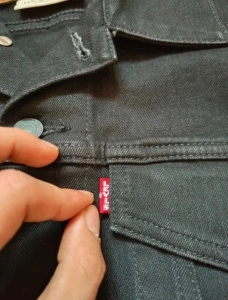 Levi's Premium geacă blugi bărbați jachetă denim negru