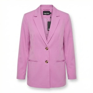 Pieces XS M sacou blazer damă femei roz lila elegant office casual NOU